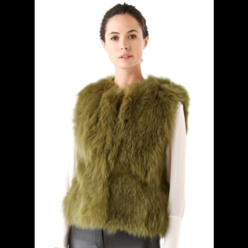 Diane von Furstenberg NEO Fox Fur Vest